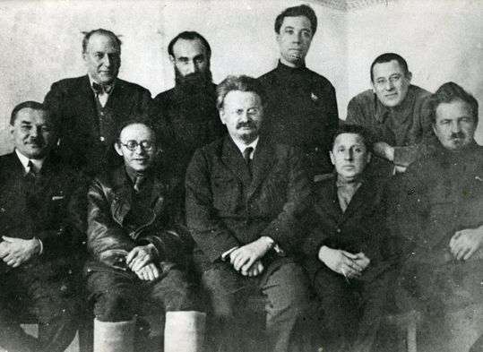 Лев Троцкий и его соратники после ликвидации "Проекта мировой Революции"