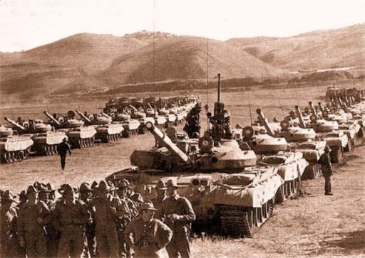 Советские войска на границе с Афганистаном
