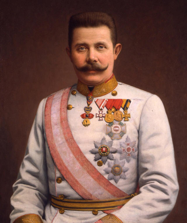 Наследник австрийского престола эрцгерцог Франц Фердинанд