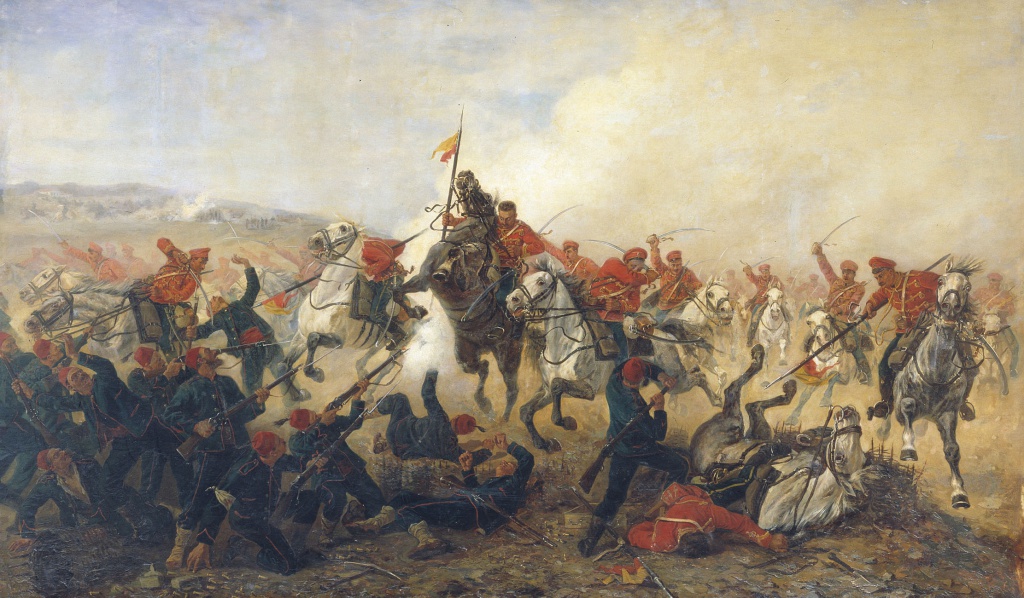Русская кавалерия в бою