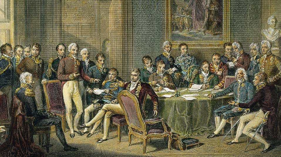 Венский конгресс 1814-1815 гг. подвел итоги Наполеоновских войн