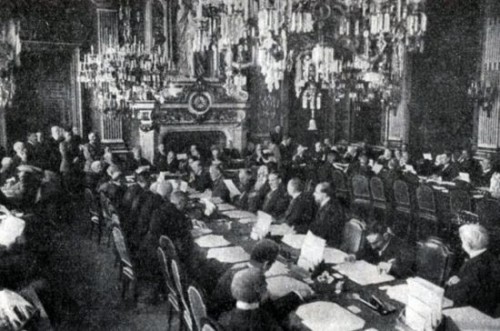 Парижская мирная конференция 1919 год