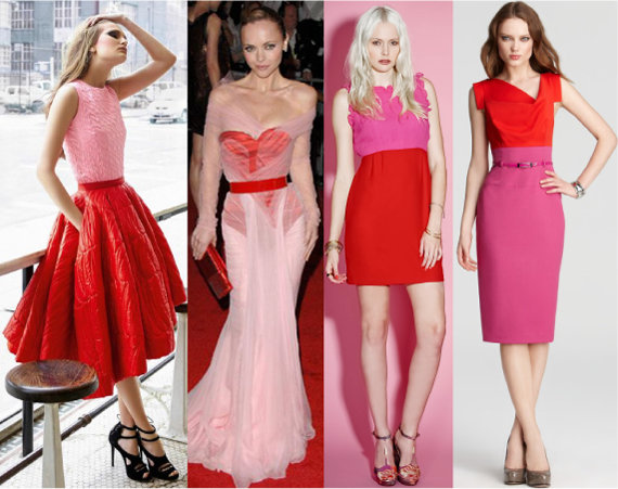 Красные и розовые, какие вам больше нравятся?