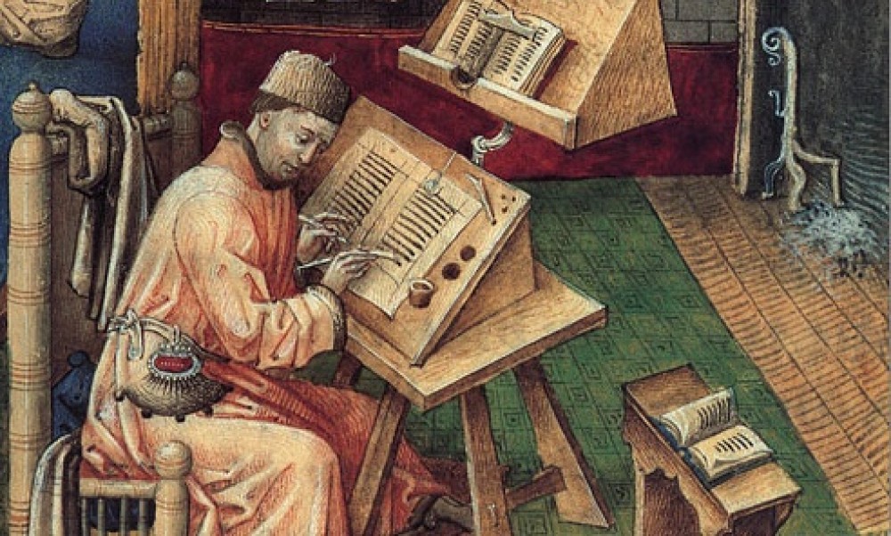 В монастырях и храмах хранили знания и переписывали книги