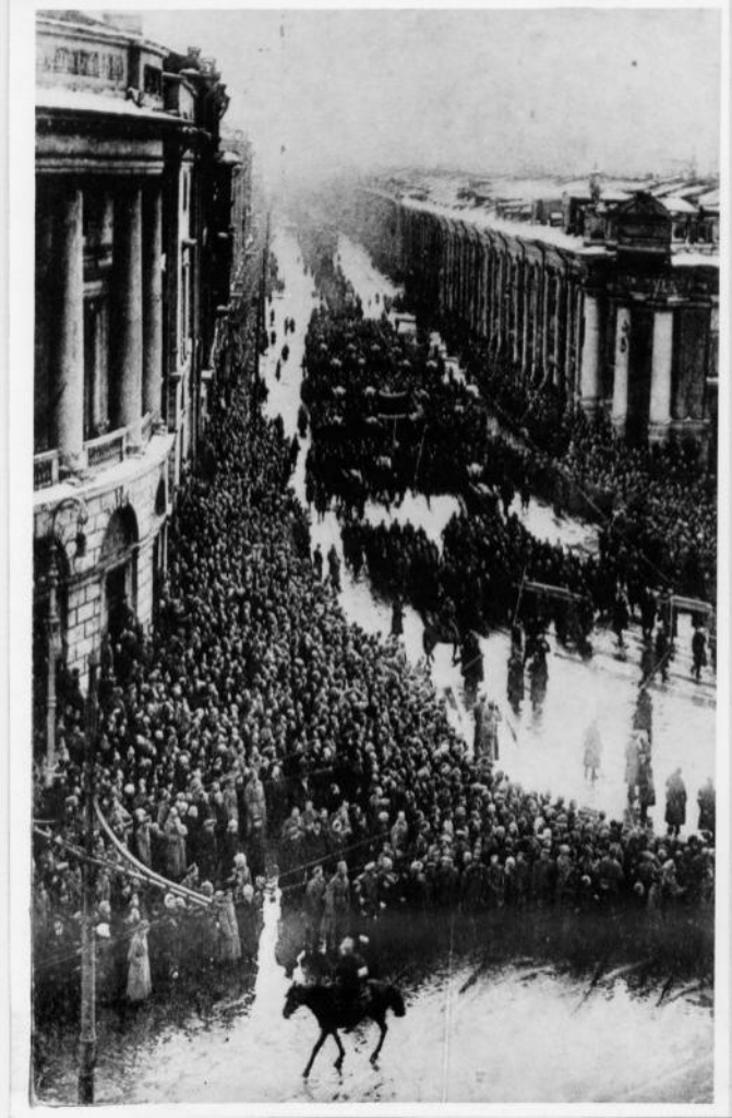 Митинг у Государственной Думы. Март 1917 г