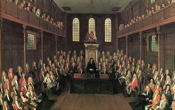 Заседание английского парламента