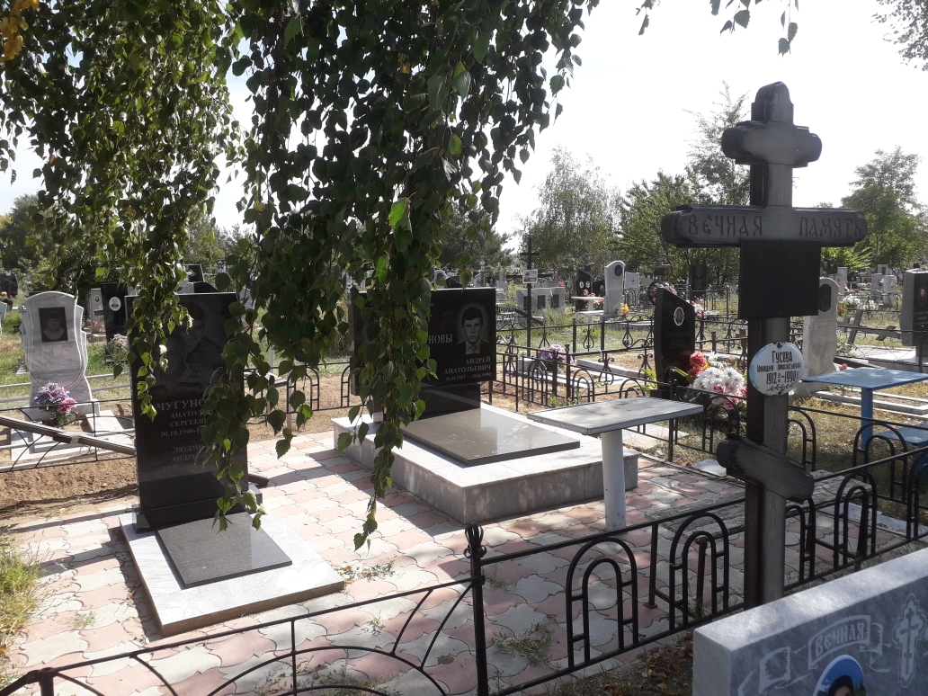 Новое кладбище в Марксе...