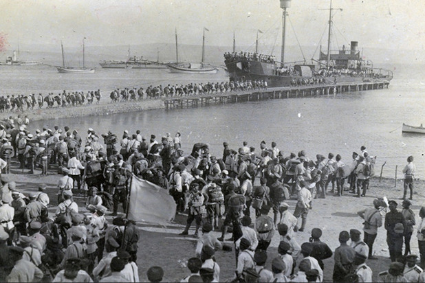 Крым, Севастополь 1920 год. Последний пароход на Константинополь